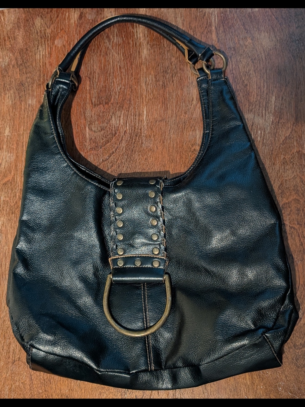 Vintage Y2K Mondani New York Semi-Structured Hobo Bag